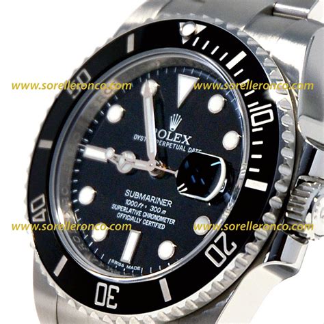 rolex submariner nero prezzo|rolex subacqueo.